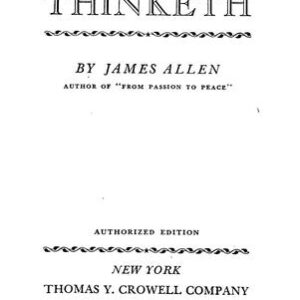 As A Man Thinketh