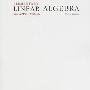 Elementary Linear Algebra With Applications Student Solutions Manual